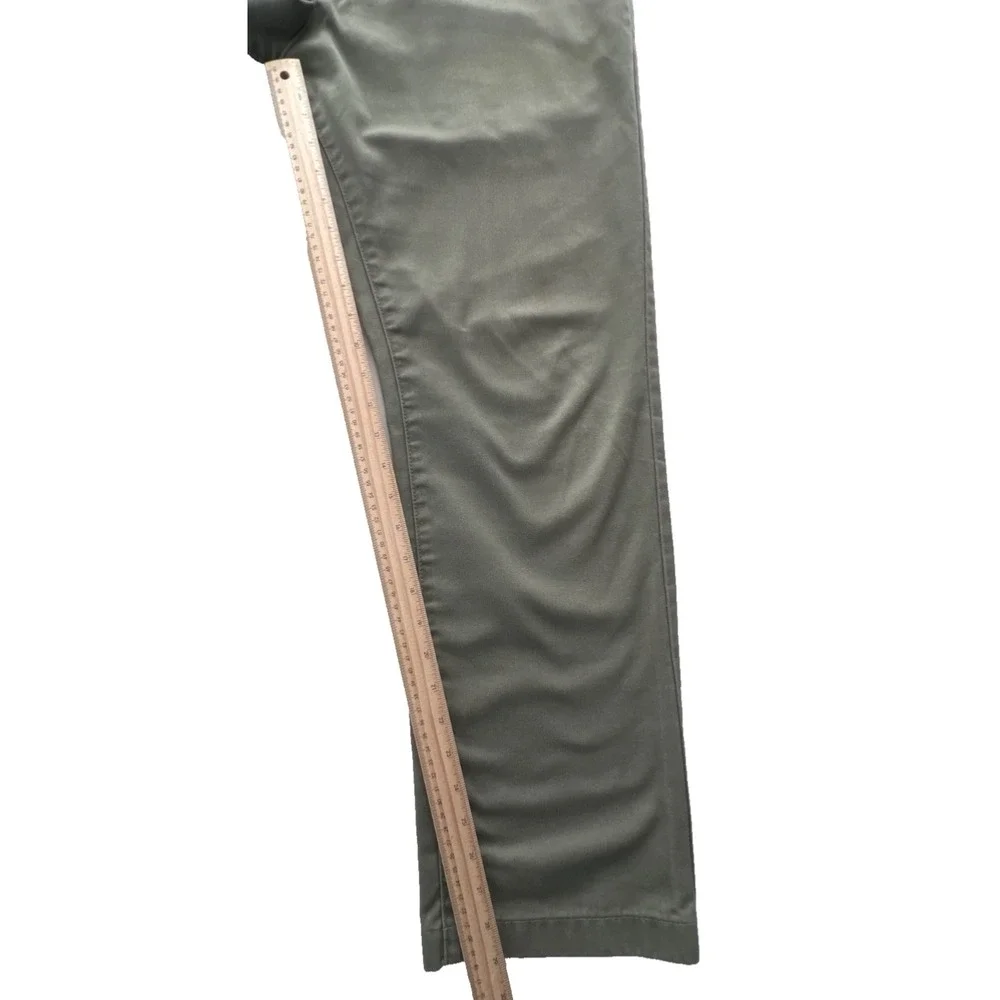 RVCA Pants 36x29 Mens Weekend Chino Olive Green Tan Straight Fit Stretch 90s Y2K